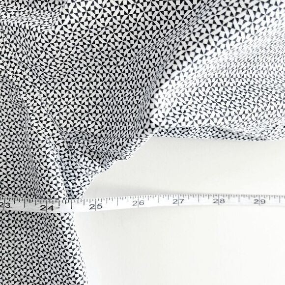 Stetson Mens Geometric Cotton Pearl Snap Button Down Shirt Black White Size XL - Picture 6 of 8